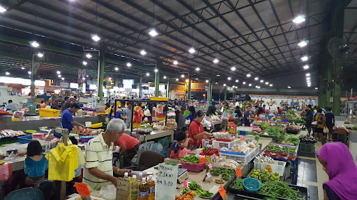 Market Bandar Riyal, Samarahan, Sarawak.