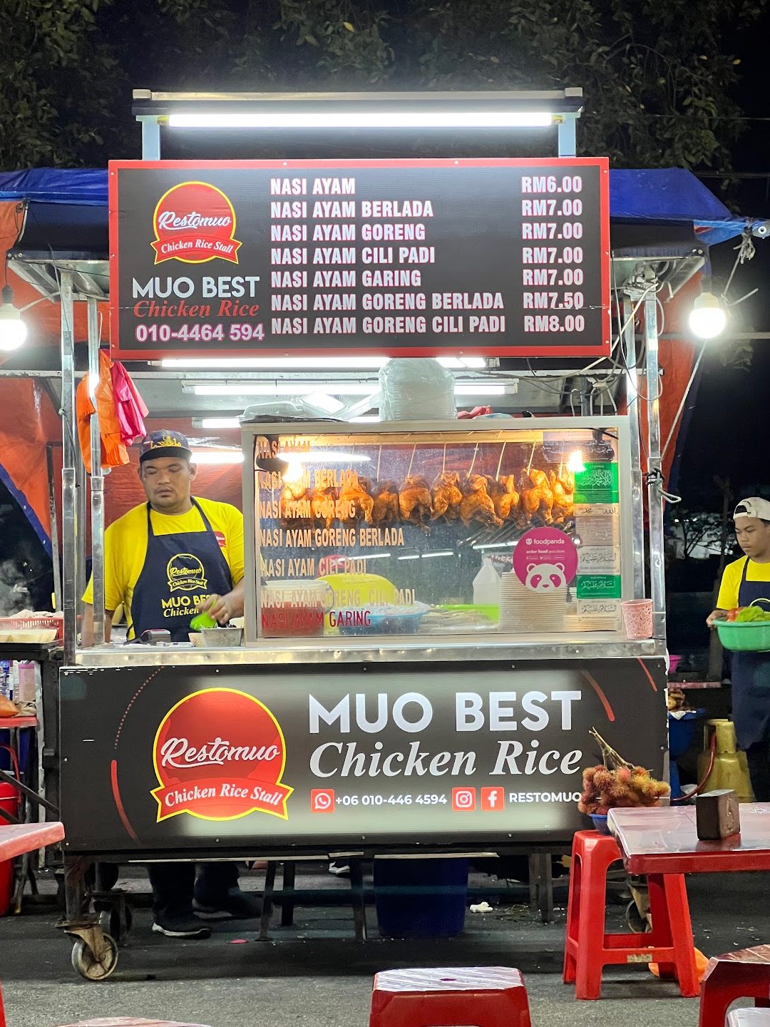 muar night food market