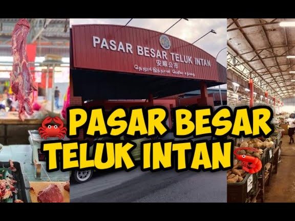 pasar besar teluk intan