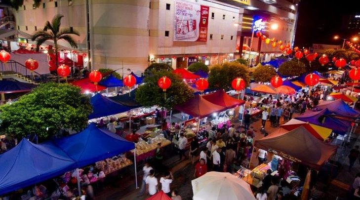 pasar malam kota belud