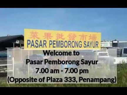Pasar Pemborong Sayur, Donggongon, Sabah. 1 pasar pemborong sayur donggongon sabah