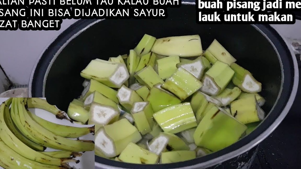 sayur dan buah pisang